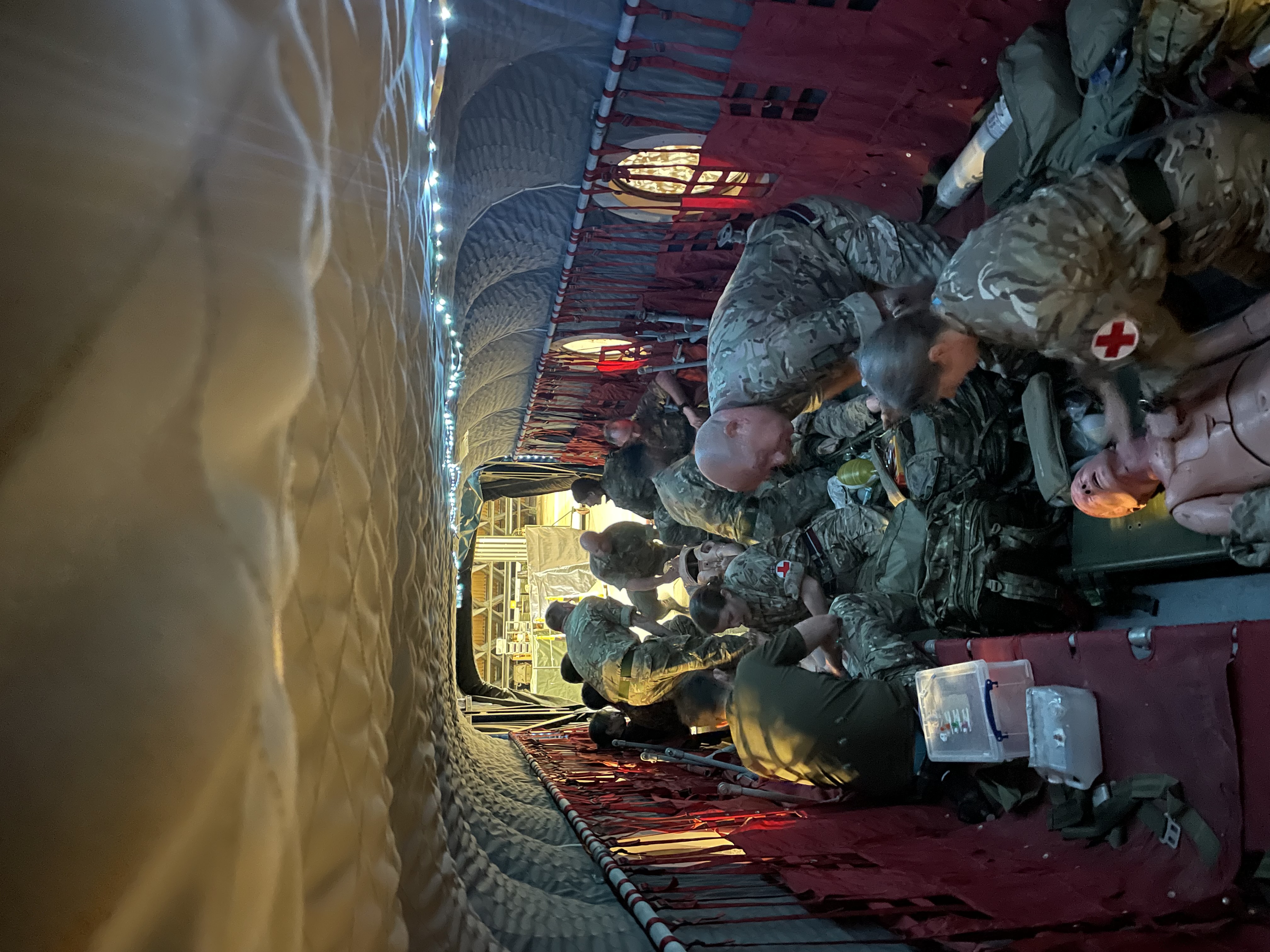 On Friday 10 May, specialist training was provided by Number 4626 Aeromedical Evacuation Squadron, focussing on Pre-Hospital Emergency Care.